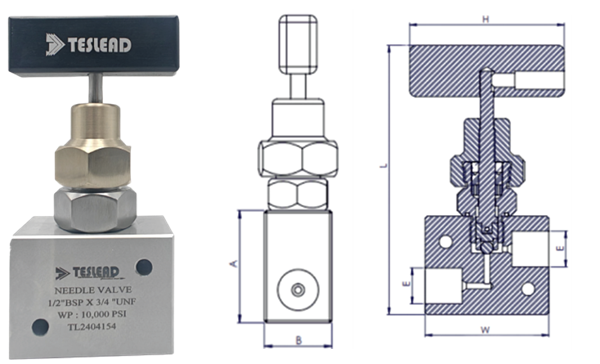 Two-way Straight Needle valve